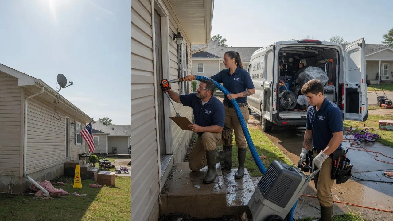 Ceiling Water Damage Restoration in Darfur, MN near me